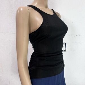 NSR TOP BLACK sleeveless size:M